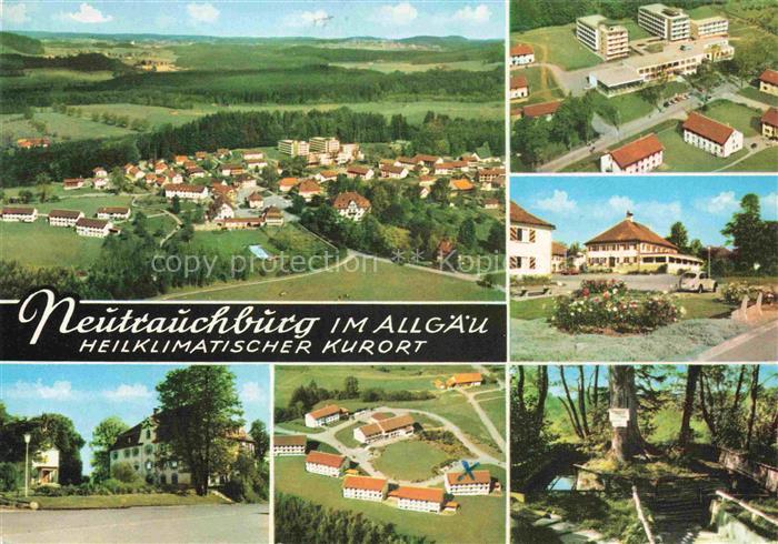 Neutrauchburg Isny Allgaeu Bayern Fliegeraufnahme Kurort Allgaeu Heilklimatisch