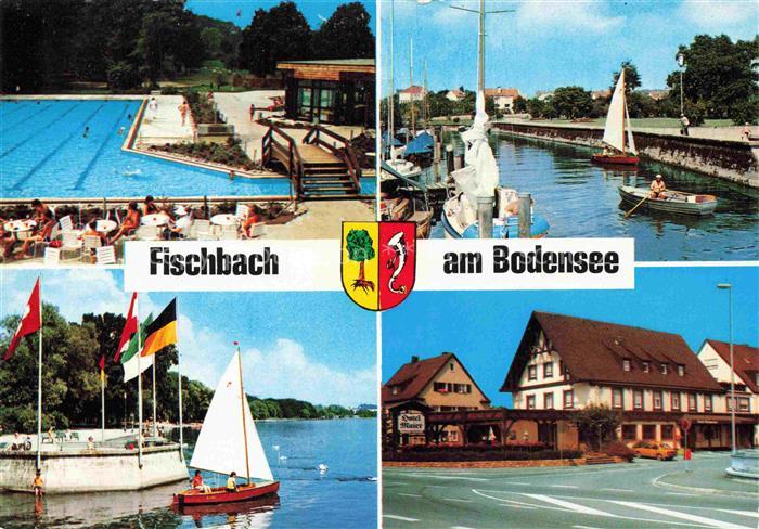 Fischbach Friedrichshafen Bodensee BW Bodensee Freibad Schwimmbad Yachthafen Seg