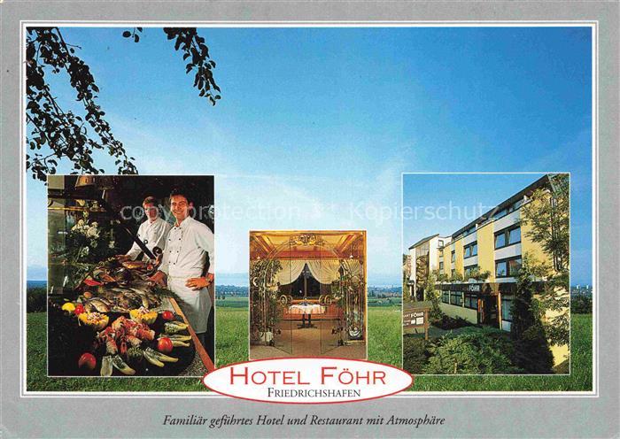 FRIEDRICHSHAFEN Bodensee BW Hotel-Foehr Albrechtstrasse-73 Koeche Buffet Restaur