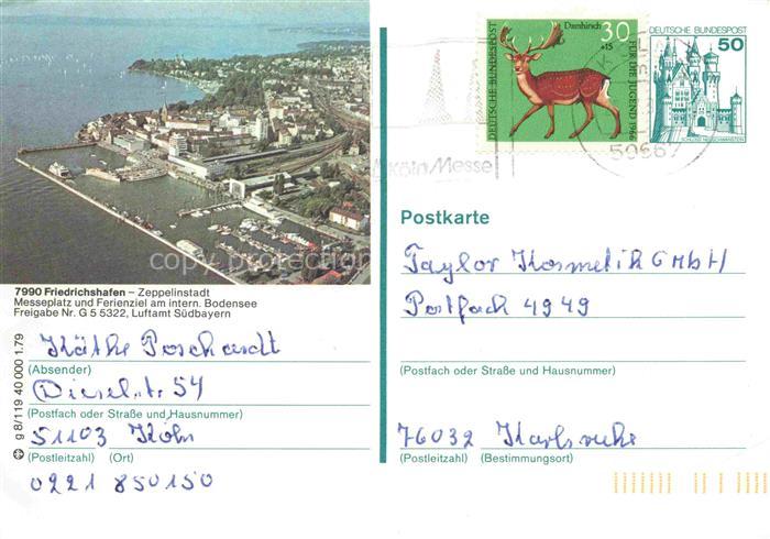 FRIEDRICHSHAFEN Bodensee BW Zeppelinstadt Messeplatz Bodensee Hafen Altstadt See