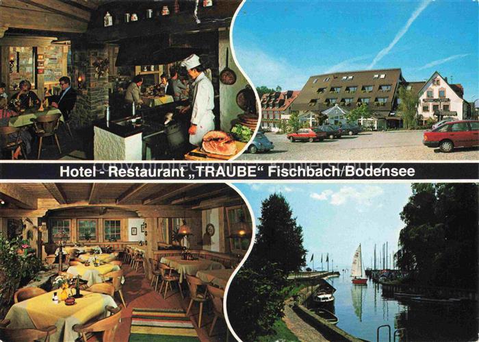 Fischbach Friedrichshafen Bodensee BW Hotel-Restaurant-Traube Grillkueche Koch G
