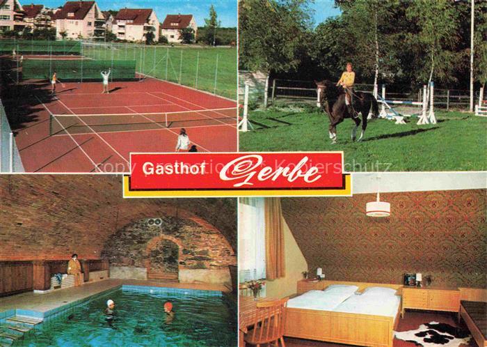 Ailingen Friedrichshafen BW Gasthof-Zur-Gerbe Tennisplatz Reiten Schwimmbad Hote