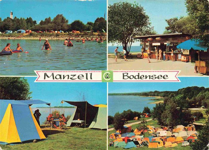 Manzell Friedrichshafen Bodenseekreis BW Campingplatz Bodensee Baden Zelte Kiosk