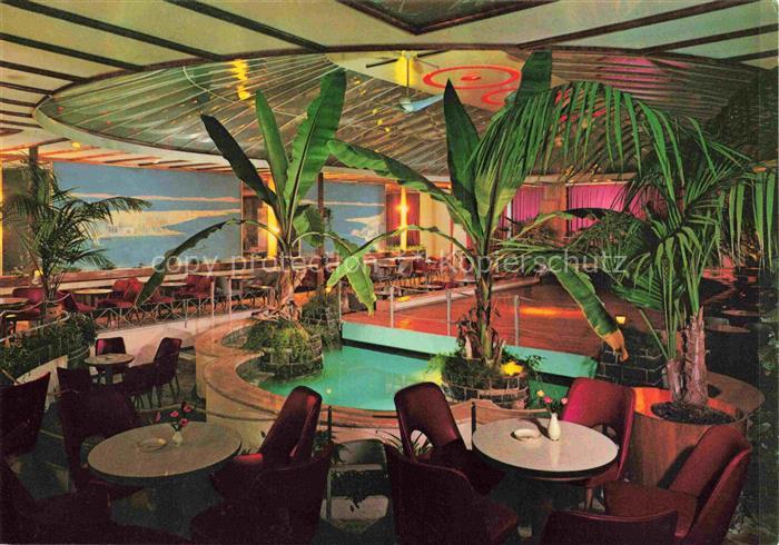 Wangen Allgaeu Bayern Cafe-Hoelle Tanzhalle-Fontana Schwimmbad Tropenpflanzen Ta