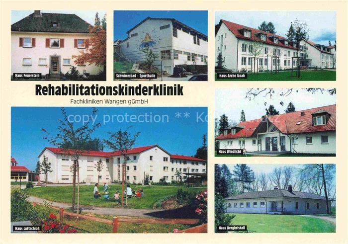 Wangen Allgaeu Bayern Rehabilitationskinderklinik Fachkliniken Mehrbildkarte Hau
