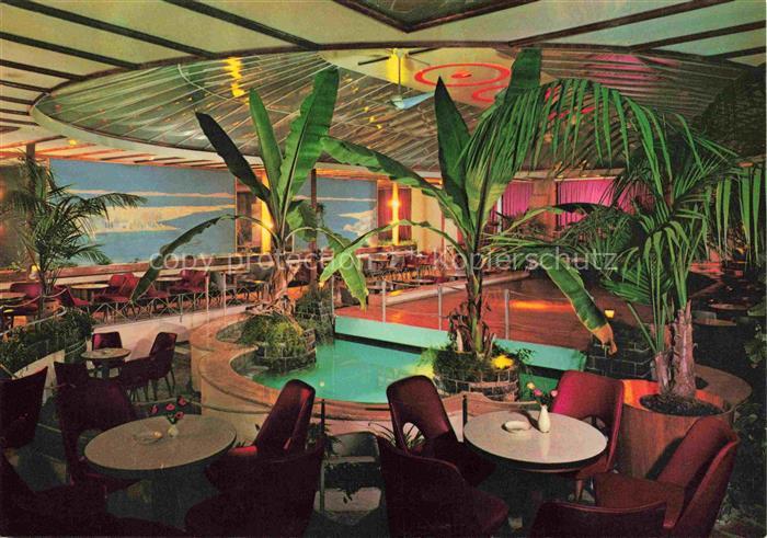 Wangen Allgaeu Bayern Tanzhalle-Fontana Café-Hoelle Schwimmbad Palmen Restaurant