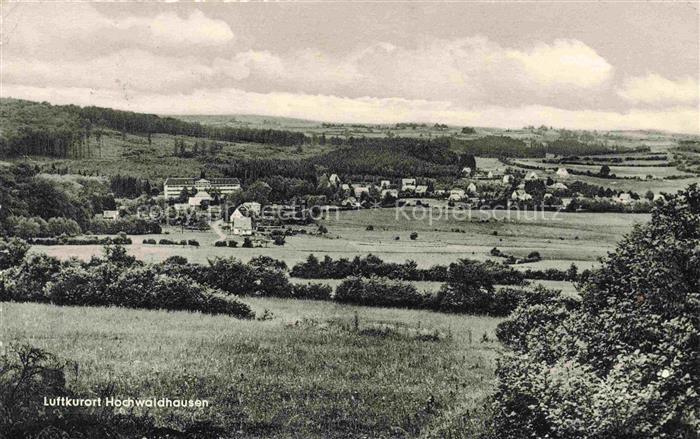 Hochwaldhausen Grebenhain Vogelsbergkreis Hessen Luftkurort Panorama Felder Wald