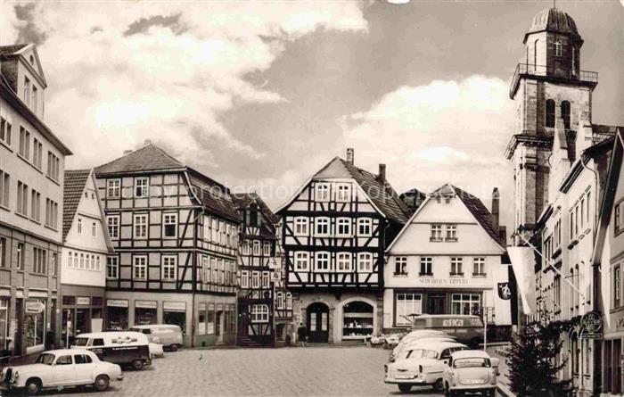 Eisenbach Vogelsbergkreis Lauterbach Hessen Marktplatz Fachwerkhaus Kirchturm Au