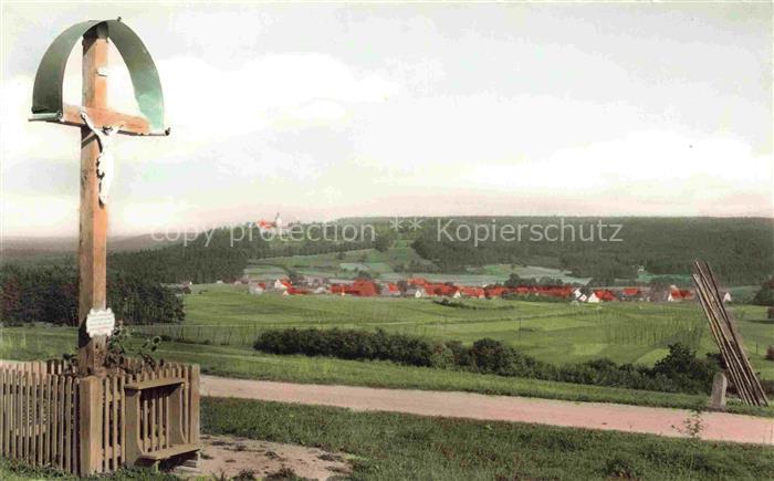 Mischelbach Pleinfeld Weissenburg-Gunzenhausen Bayern Wegkreuz Schloss-Sandsee P