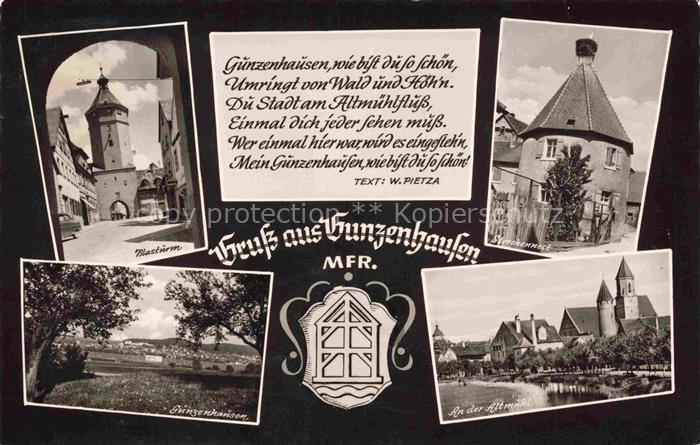 Gunzenhausen Altmuehlsee Bayern Blasturm Storchennest Altmuehl Gedicht Mehrbildk