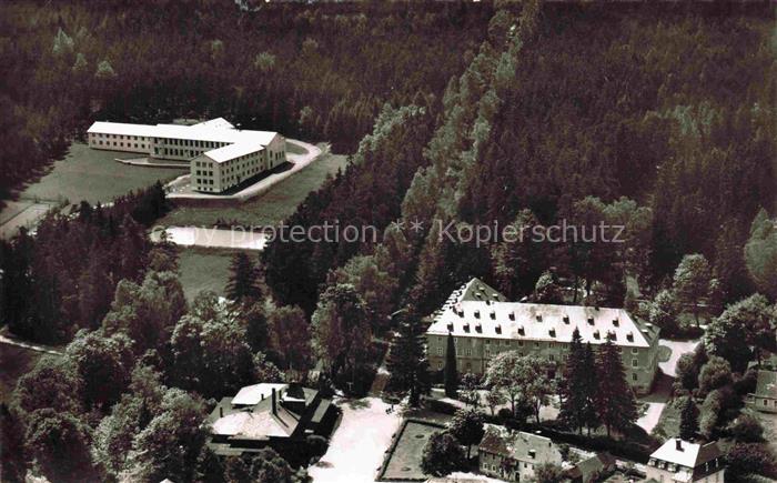 Bad Alexandersbad Volkshochschule Luftaufnahme Fichtelgebirge Wald Kurhaus Gebae