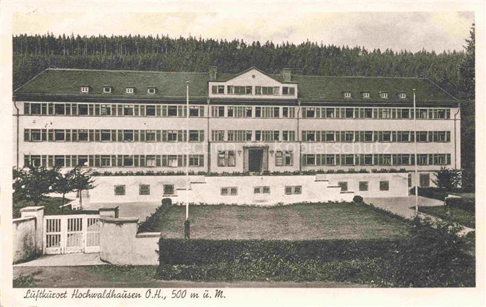 Hochwaldhausen Grebenhain Vogelsbergkreis Hessen Luftkurort Sanatorium Kurgebaeu
