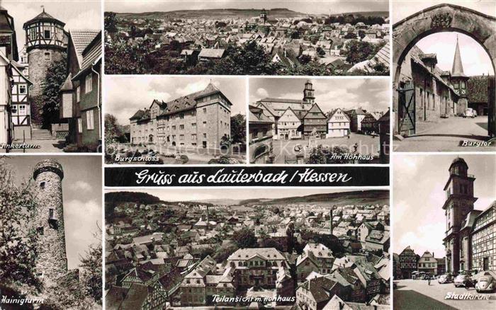 Eisenbach Vogelsbergkreis Lauterbach Hessen Ankerturm Burgschloss Am-Hoenhaus Bu