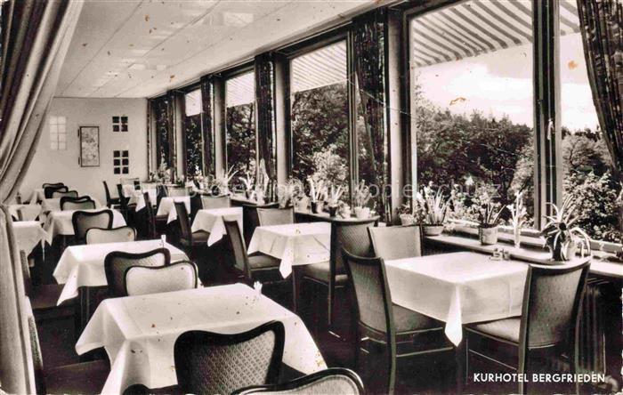 Eppenhain Kelkheim Taunus Hessen Kurhotel-Bergfrieden Restaurant Speisesaal Terr