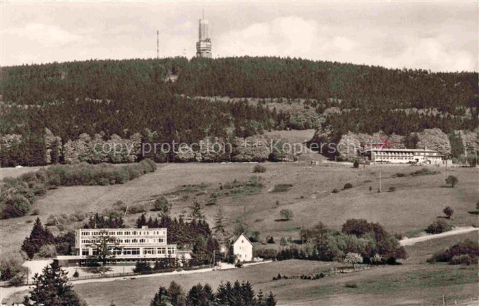 Grosser Feldberg Taunus 881m Hessen Grosser-Feldberg Fernsehturm Posterholungshe