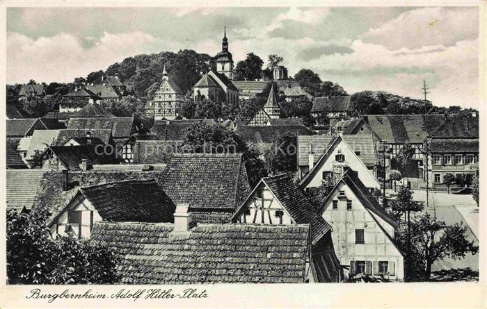 Burgbernheim Neustadt Aisch-Bad Windsheim Bayern Adolf-Hitler-Platz Kirche Fachw