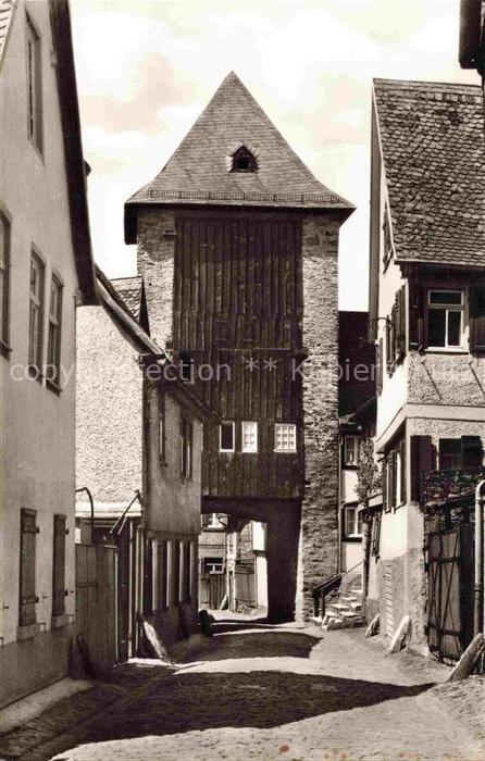 Kronberg  Cronberg Taunus Eichentor Torturm mittelalterlich Gasse Fachwerk Altst