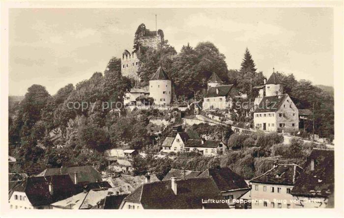 Pappenheim Mittelfranken Burg-Pappenheim Burgruine Burgturm Altstadt Dachlandsch