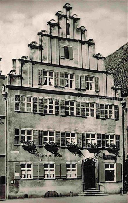 DINKELSBueHL Gasthaus-zur-Glocke Staffelgiebel Renaissance Altstadt Fassade Metz