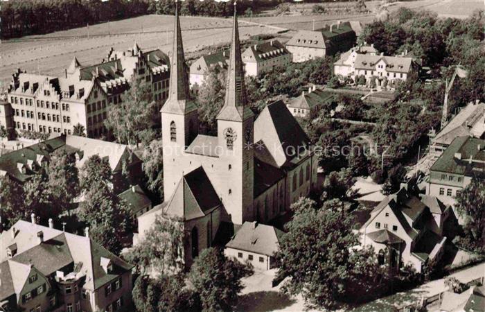 Neuendettelsau Diakonissen-Anstalt Kirche Kirchturm Luftbild Klosteranlage Daech
