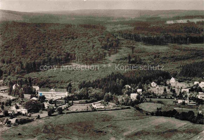 Hochwaldhausen Grebenhain Vogelsbergkreis Hessen Hoehenluftkurort Luftbild Sanat