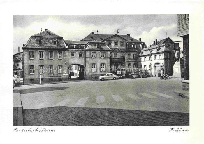 Eisenbach Vogelsbergkreis Lauterbach Hessen Hohhaus Barockgebaeude Torbogen Plat