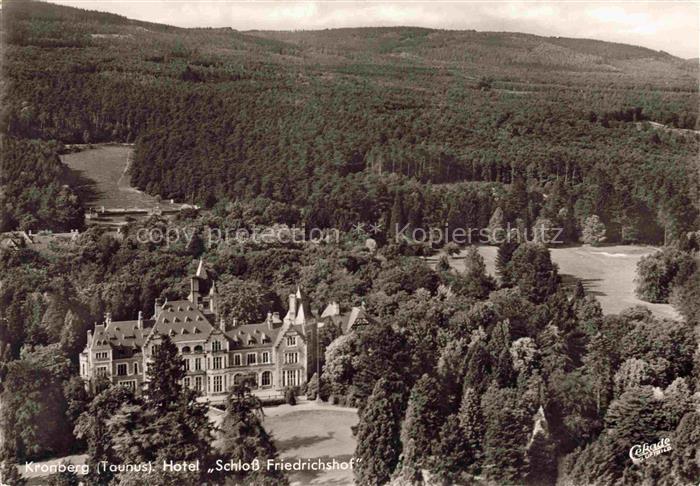 Kronberg Cronberg Taunus Hotel-Schloss-Friedrichshof Schloss Wald Park Luftbild