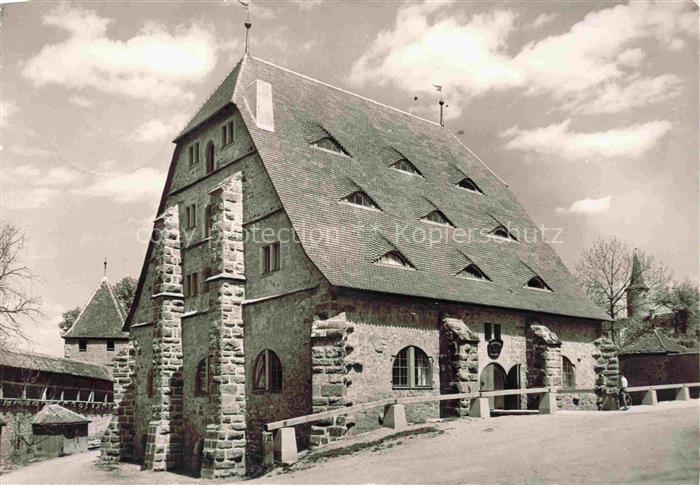 ROTHENBURG TAUBER Bayern Jugendherberge-Rossmuehle Burg Natursteinbau Tor Zinn