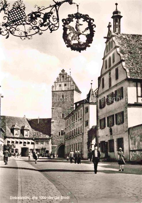 DINKELSBueHL Dr.-Martin-Luther-Strasse Greifenschild Torturm Altstadt Fachwerkha