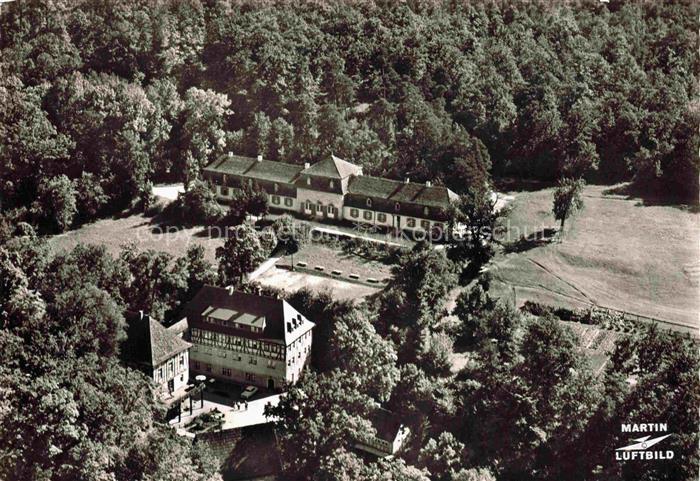 Burgbernheim Neustadt Aisch-Bad Windsheim Bayern Fliegeraufnahme Kneipp-Sanatori