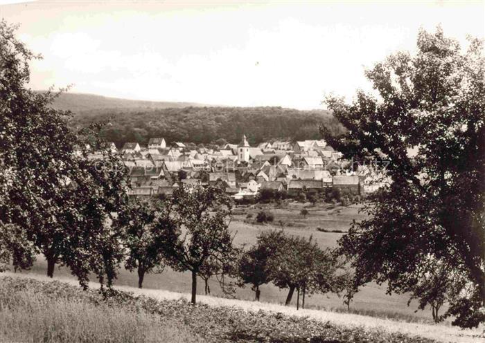 Schlossborn Glashuetten Hochtaunuskreis Hessen Kirche Daecher Dorf Wald Obstbaeu