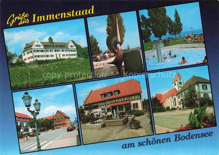 Sommerberg Immenstaad Bodensee BW Schloss Skulptur Freibad Fachwerk Kirche Markt