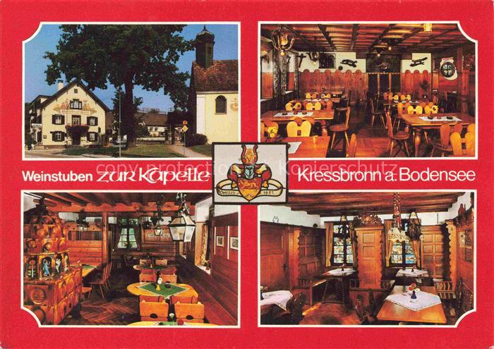Kressbronn Bodensee BW Weinstuben Kapelle Bauernstube Innenraum Kirche Hauptstra