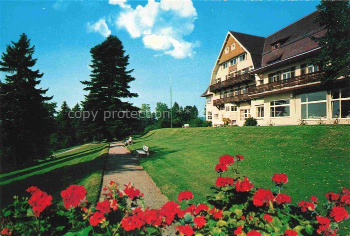 Kressbronn Bodensee BW Allianz-Erholungsheim Sonnenhof Hotel Gartenanlage Gerani