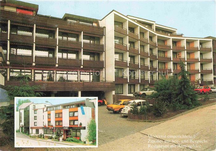 FRIEDRICHSHAFEN Bodensee BW Hotel-Foehr Albrechtstrasse Hotelgebaeude Balkon Par