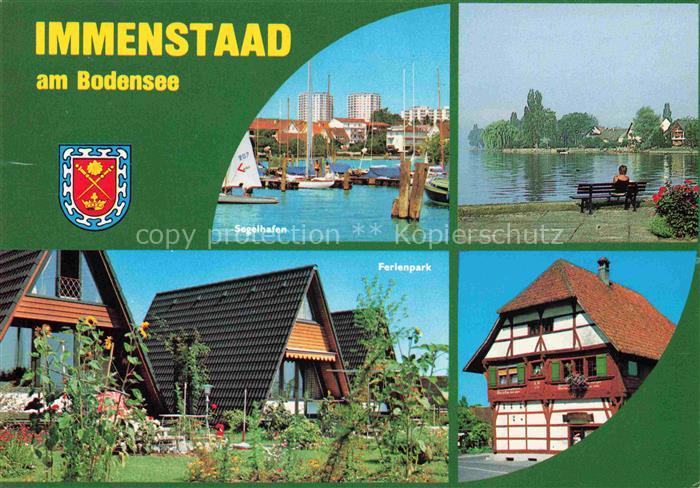 Sommerberg Immenstaad Bodensee BW Segelhafen Ferienpark Fachwerk Bodensee Wappen