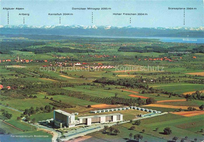 Oberteuringen Bodenseekreis BW Ferienzentrum-Bodensee Fliegeraufnahme Bodensee A