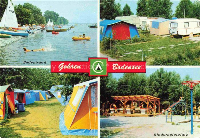 Gohren (Camping) Kressbronn Langenargen Bodensee BW Campingplatz Badestrand Bode