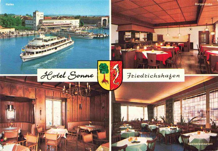 FRIEDRICHSHAFEN Bodensee BW Hotel-Sonne Hafen Bodensee Faehrschiff Buergerstube