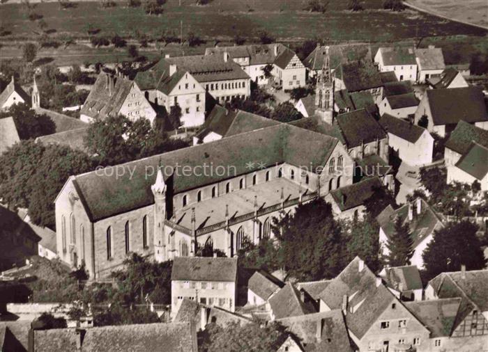 Heilsbronn Muensterkirche Hohenzollern-Grabstaette Luftaufnahme Altstadt Kirchen