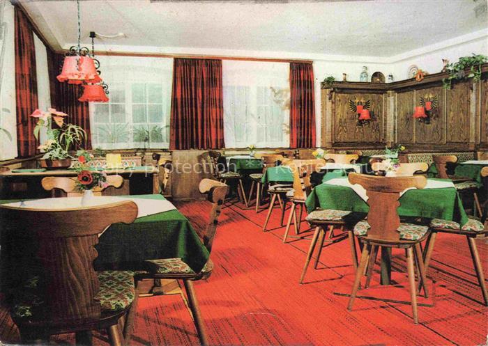 Deuchelried Gasthof-Adler Pension Speisesaal Gaststube Innenraum Allgaeu Fremden