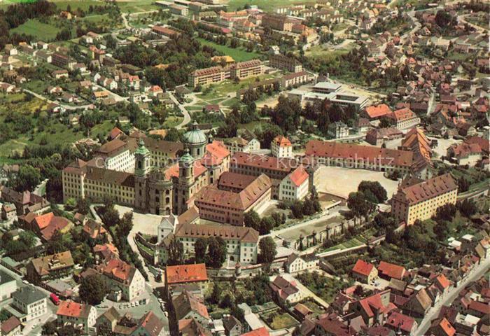 Weingarten Wuerttemberg Benediktiner-Abtei Kloster Fliegeraufnahme Stadtansicht