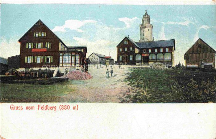 Feldberg 882m Taunus Schmitten Hessen Berggasthof Aussichtsturm Bergstation Pass