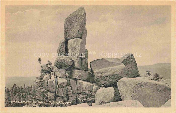 Hohneklippen Wernigerode Harz Hohneklippen Felsenformation Felsen Bergklippen Ha