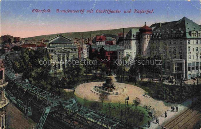 Gelpetal Cronenberg ELBERFELD WUPPERTAL Brausenwerth Stadttheater Kaiserhof Schw