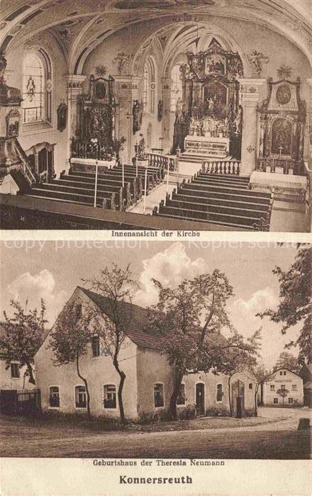 Konnersreuth Oberpfalz Kirche Kircheninneres Altar Geburtshaus Theresia-Neumann