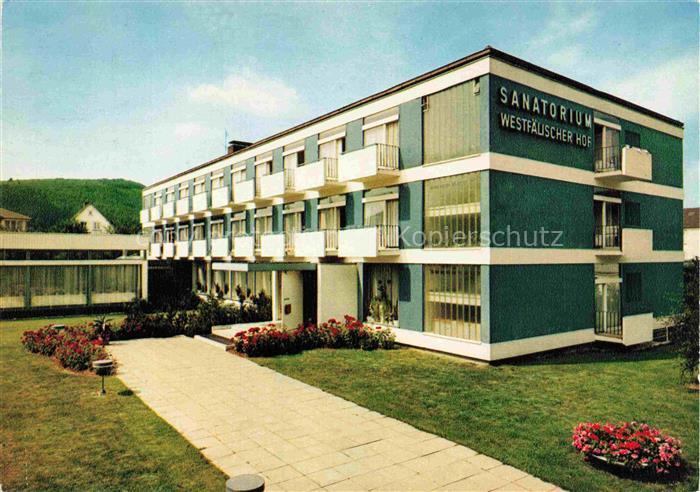Reinhardshausen Bad Wildungen Hessen Sanatorium-Westfaelischer-Hof Kurgebaeude G