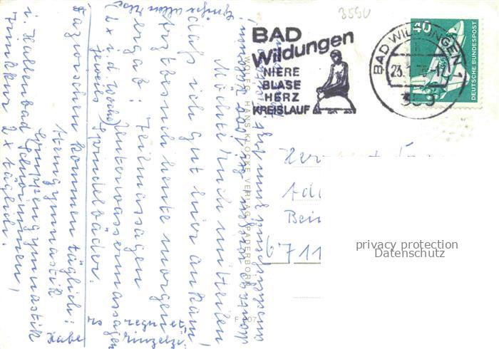 Reinhardshausen Bad Wildungen Hessen Kurheim-Alte-Muehle Wasserrad Sanatorium-Ha – Bild 2
