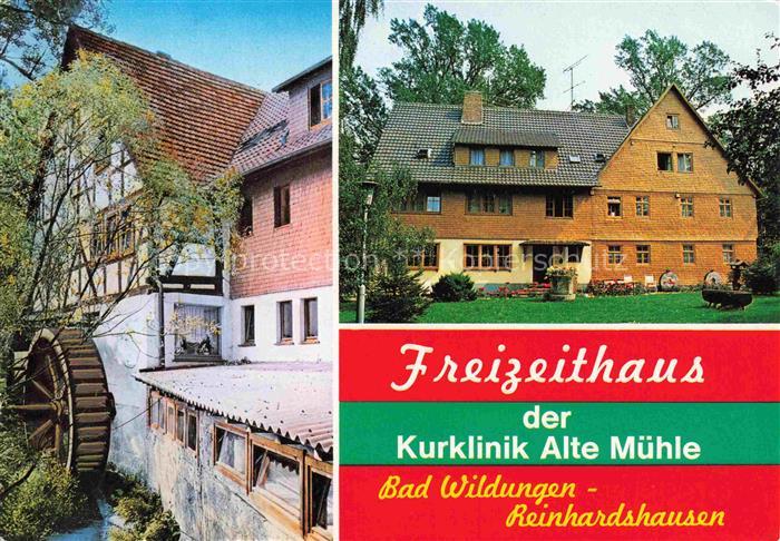 Reinhardshausen Bad Wildungen Hessen Kurklinik-Alte-Muehle Freizeithaus Fachwerk