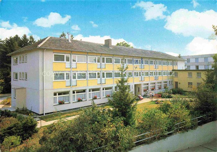 Reinhardshausen Bad Wildungen Hessen DRK-Mutterkurheim Kurheim Garten Kurgebaeud